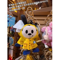 香港迪士尼樂園限定 奧斯華 幸運兔子 雨衣造型玩偶吊飾 (BP0025)